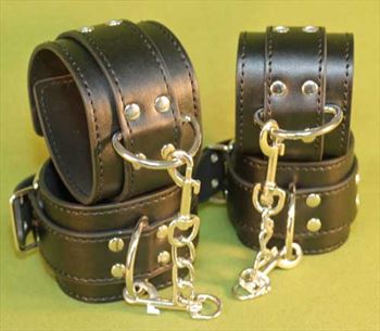Double Buckle Ankle & Wrist Cuffs -  A Great Affordable Cuff Set at $42.99